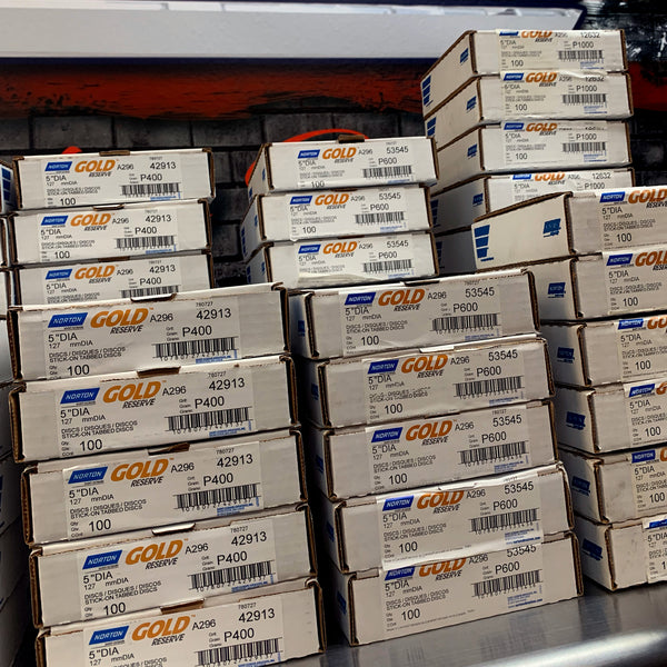 Adhesive Sanding Disks 80 – 1000 Grit - Zephyr Polishes