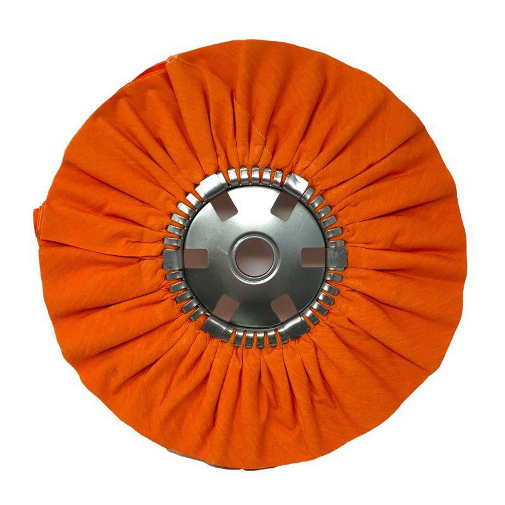 14" x 5" x 1-1/4" Airway Buffing Wheels for Industrial Polishing Machines (1-1/4" Arbor Hole)