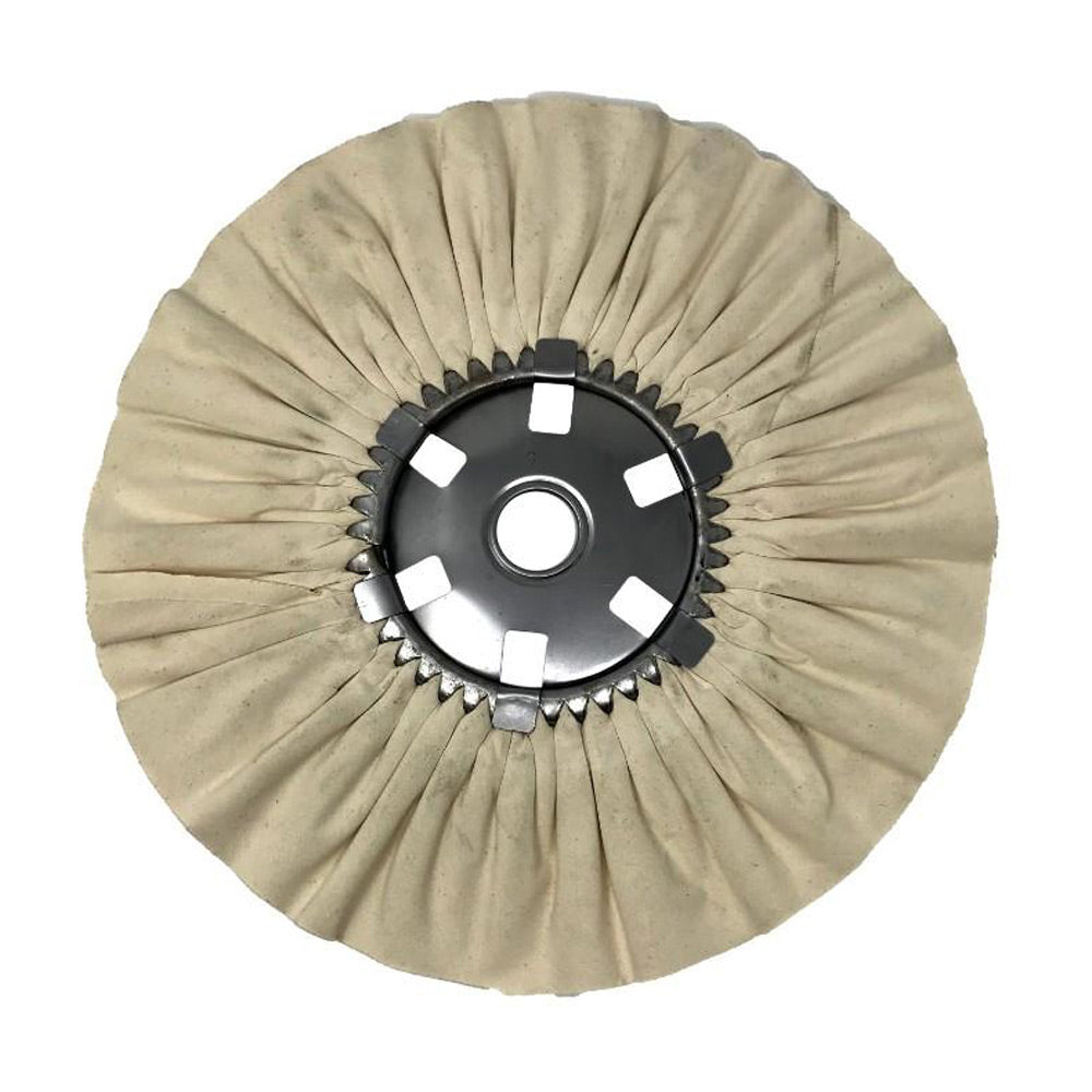 14&quot; x 5&quot; x 1-1/4&quot; Airway Buffing Wheels for Industrial Polishing Machines (1-1/4&quot; Arbor Hole)