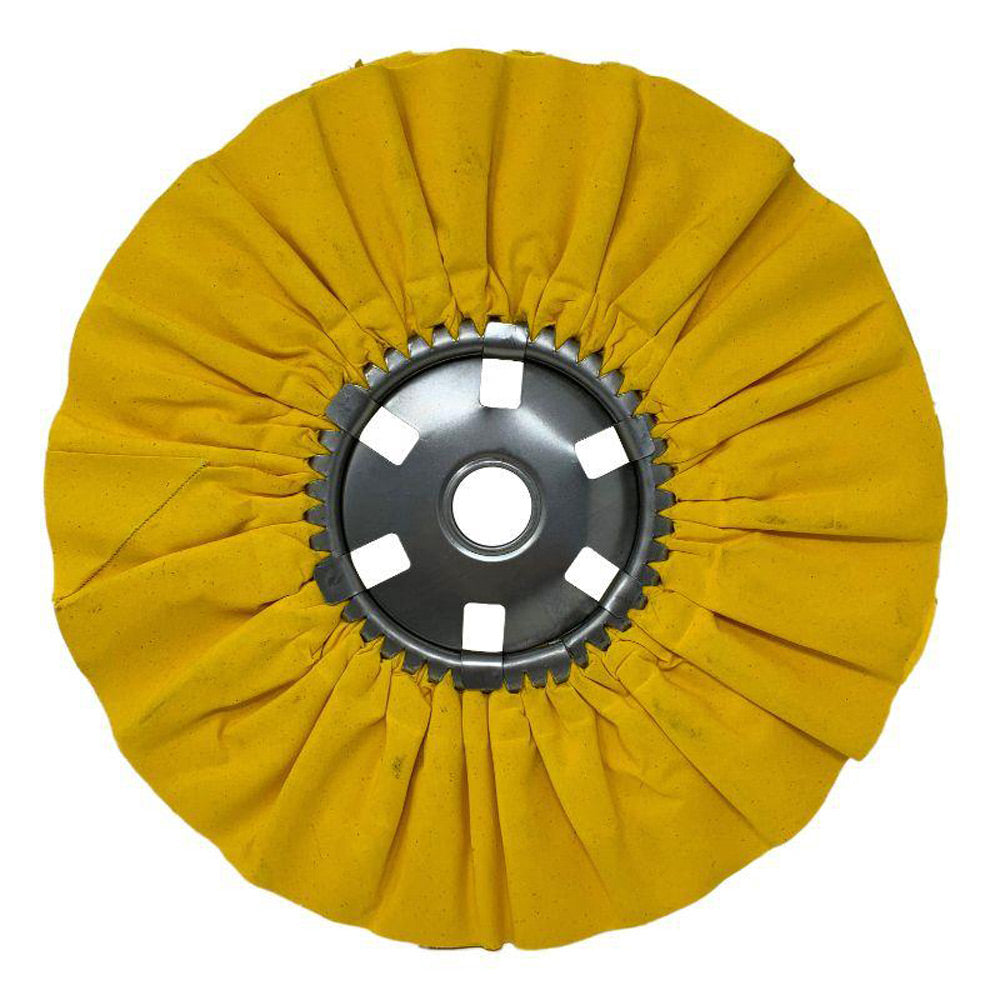 14" x 5" x 1-1/4" Airway Buffing Wheels for Industrial Polishing Machines (1-1/4" Arbor Hole)