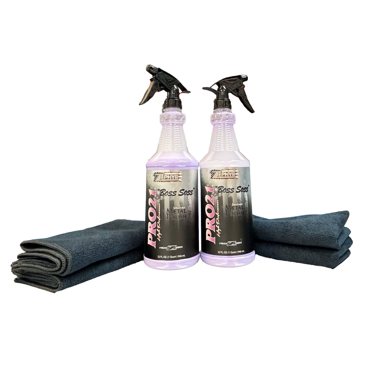 Pro 21 Sprayable Metal Polish Boss Soss - Value Pack