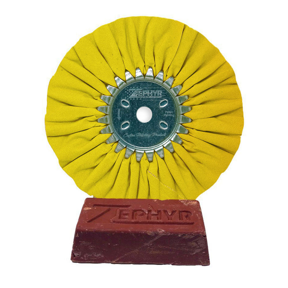 8" Airway Buffing Wheel with Junior Bar of Polishing Compound Kits