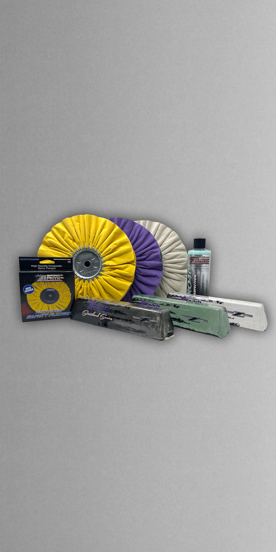  Zephyr Products BUFFKIT04 Wheel Polishing Kit : Automotive