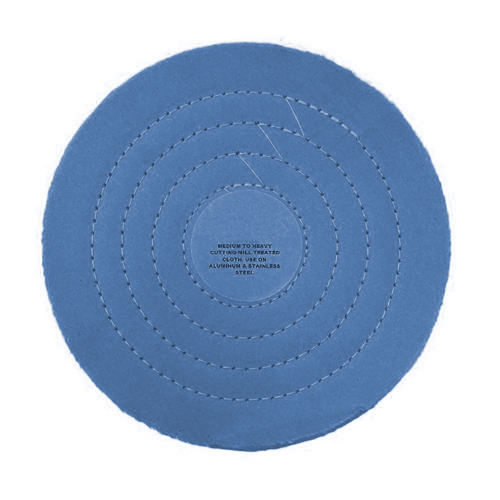 Zephyr AWB-58-8CD Blue Baron Clear Dip 8 Buffing Wheel