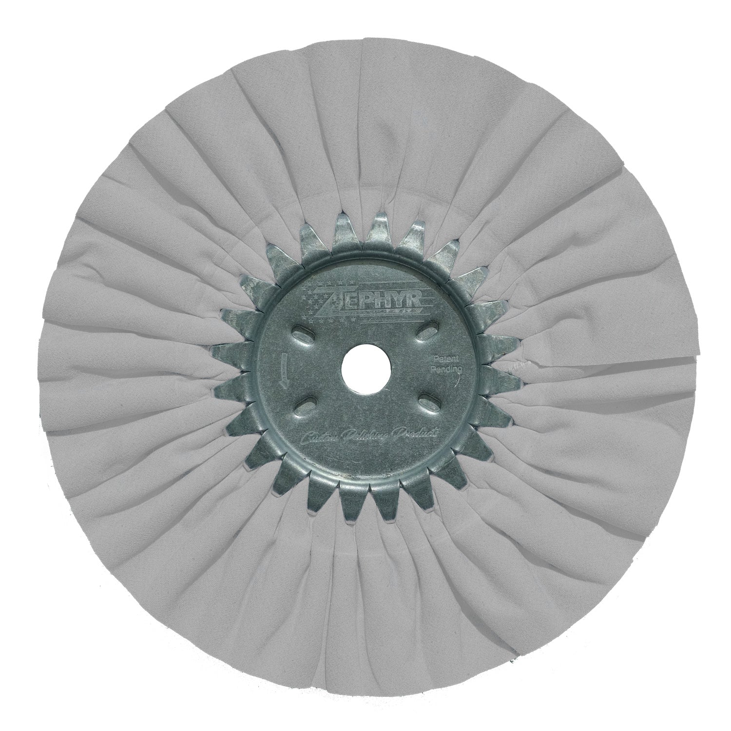 Zephyr Aww 58-8 HF Airway 8 Mill Treat White Buffing Wheel