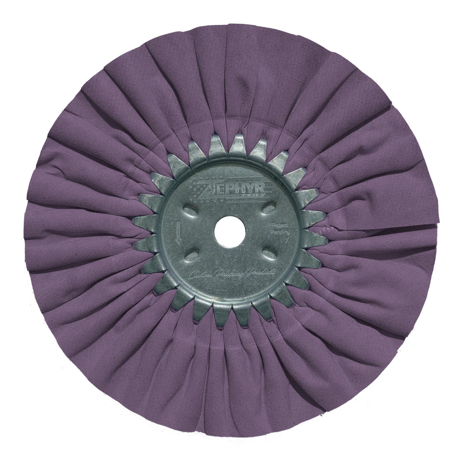 4 Shank Mounted Cotton Buffing Wheel 50-Ply - Zephyr Polishes